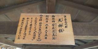 天神社（厳島神社摂社）の参拝記録(はにほへとさん)