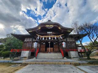 久米石清水八幡宮の参拝記録(ろかずさん)