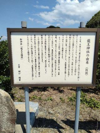 竜王神社の参拝記録(萬勤誕さん)