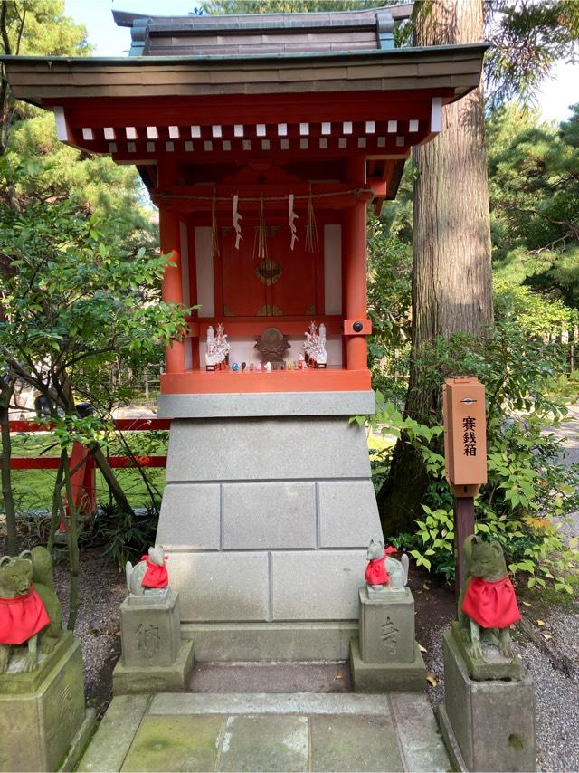 白阿紫稲荷大明神（金澤神社境内社）の参拝記録6