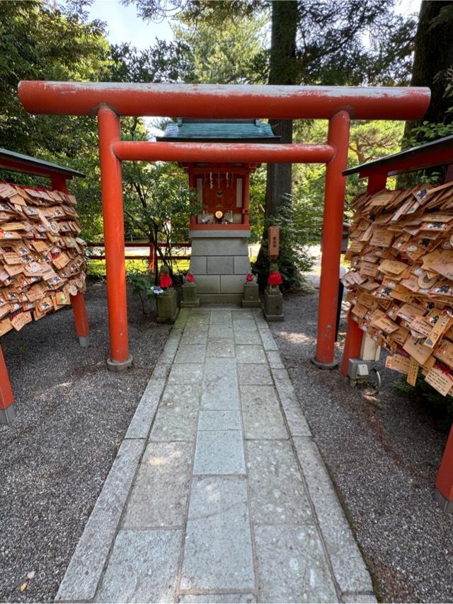 白阿紫稲荷大明神（金澤神社境内社）の参拝記録3