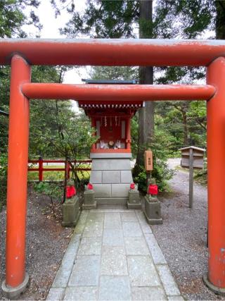 白阿紫稲荷大明神（金澤神社境内社）の参拝記録(チョコバナナさん)