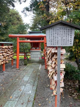 白阿紫稲荷大明神（金澤神社境内社）の参拝記録(こうさん)