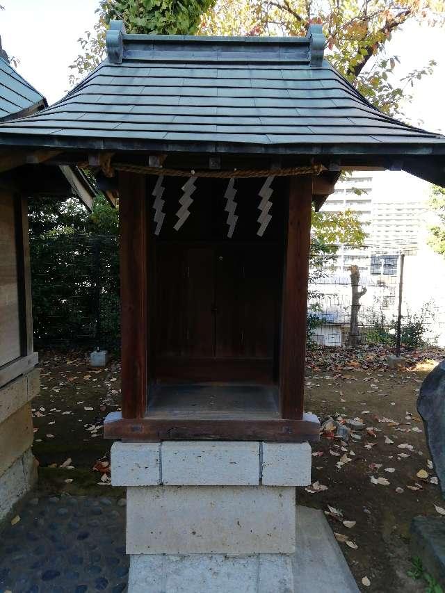 白山神社(赤羽北諏方神社境内)の参拝記録(ネコのしろこさん)