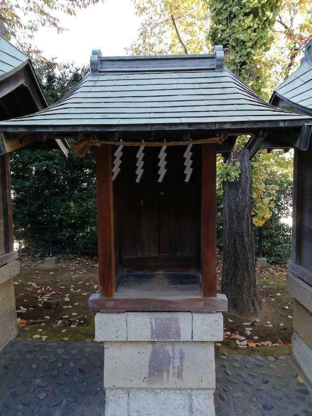 猿田彦神社(赤羽北諏方神社境内)の参拝記録(ネコのしろこさん)