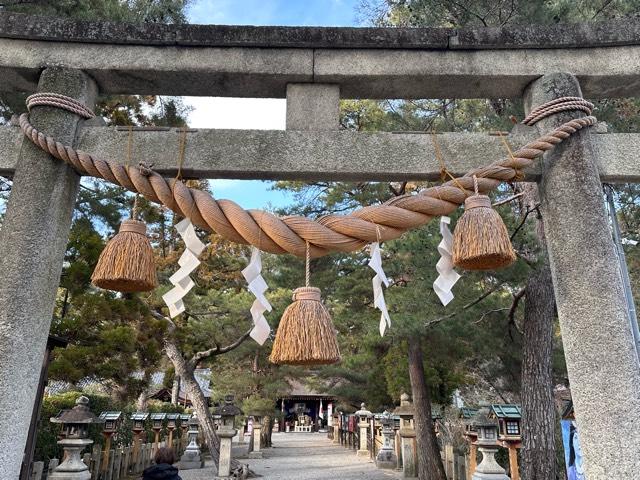 滋賀県大津市神領1-18 鳥居(建部大社)の写真3