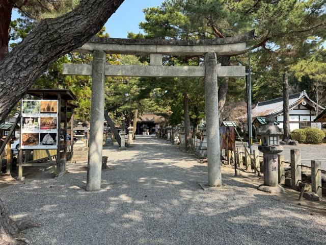 鳥居(建部大社)の参拝記録3