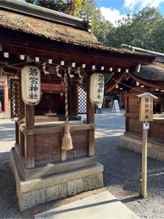 若宮神社(建部大社摂社)の参拝記録(⛩️🎠🐢まめ🐢🎠⛩️さん)