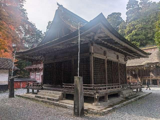 日吉大社 樹下宮拝殿の参拝記録5