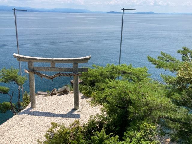 龍神拜所(かわらけ投げ)(都久夫須麻神社境内)の参拝記録10