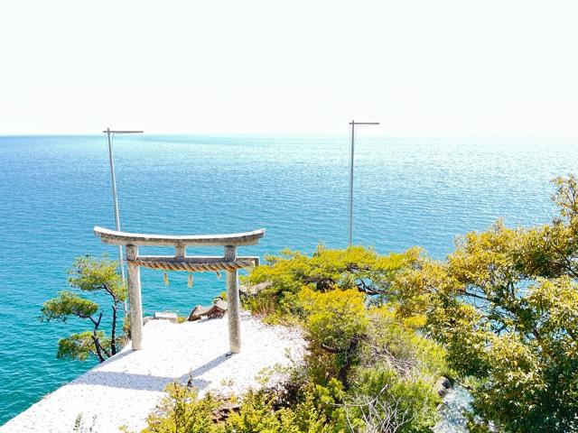 龍神拜所(かわらけ投げ)(都久夫須麻神社境内)の参拝記録6