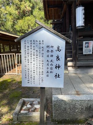 高良神社(長濱八幡宮境内摂社)の参拝記録(KUMIKOさん)