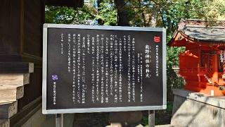 大鳥神社(新宿十二社熊野神社境内社)の参拝記録(りょうまさん)