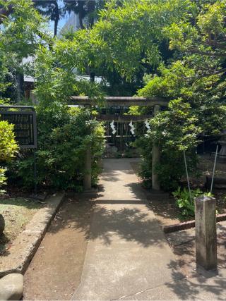 神明社（鳩森八幡神社）の参拝記録(⛩️🐍🐢まめ🐢🐍⛩️さん)