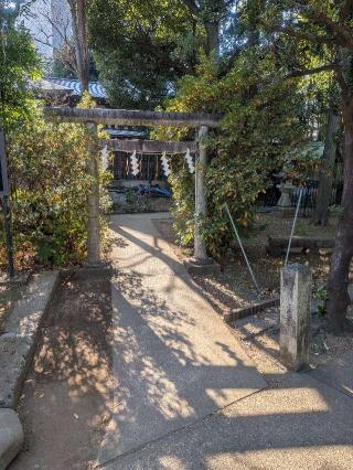 神明社（鳩森八幡神社末社）の参拝記録(はくすみさん)