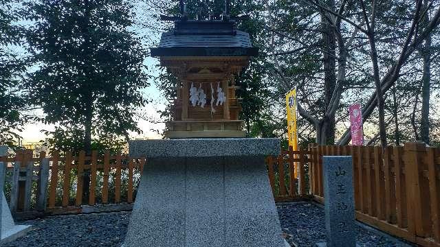 山王社(穴澤天神社境内)の参拝記録3