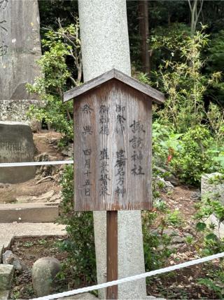 諏訪神社(鷲宮神社境内社)の参拝記録(色部優兎さん)