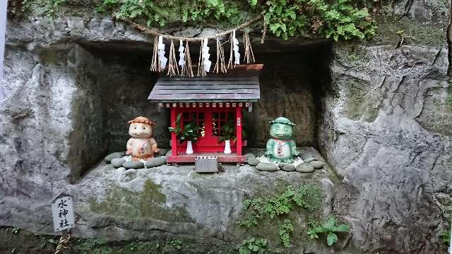 水神社(走水神社境内社)の参拝記録(狛猫さん)