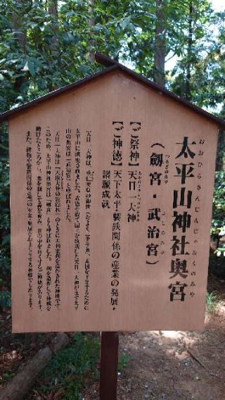 太平山神社奥宮の参拝記録(猫狂さん)