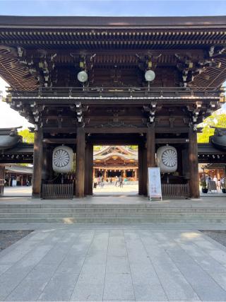 寒川神社・神門の参拝記録(⛩️🐍🐢まめ🐢🐍⛩️さん)