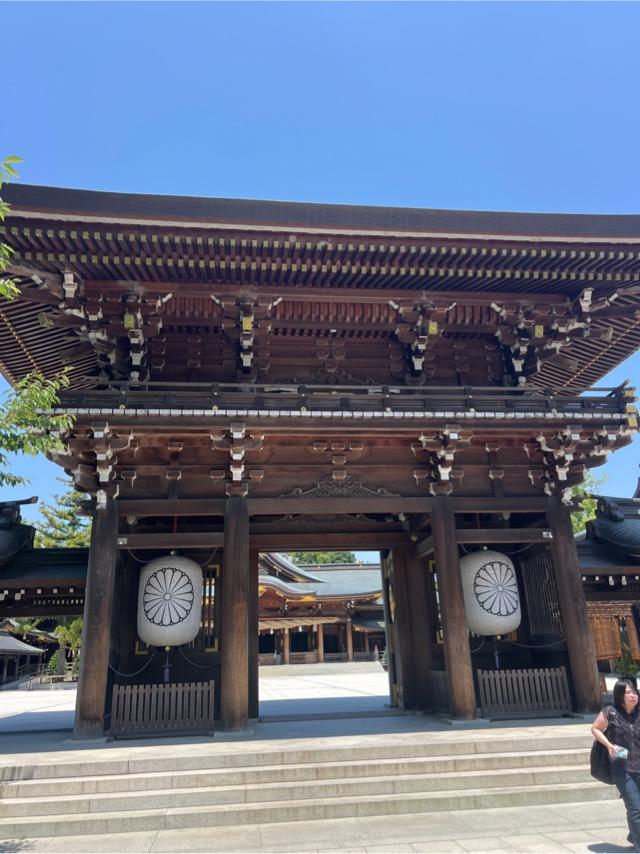 寒川神社・神門の参拝記録4