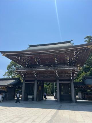 寒川神社・神門の参拝記録(⛩️🐍🐢まめ🐢🐍⛩️さん)