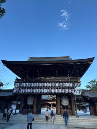 寒川神社・神門の参拝記録(⛩️🎠🐢まめ🐢🎠⛩️さん)