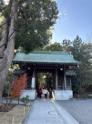 寒川神社・南門の参拝記録(⛩️🎠🐢まめ🐢🎠⛩️さん)