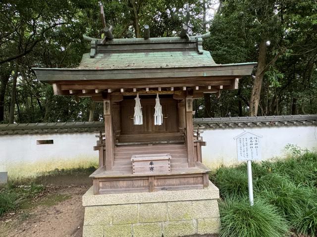 住吉神社・鹿島神社(伊弉諾神宮境内末社)の参拝記録(うさぎニンジンさん)