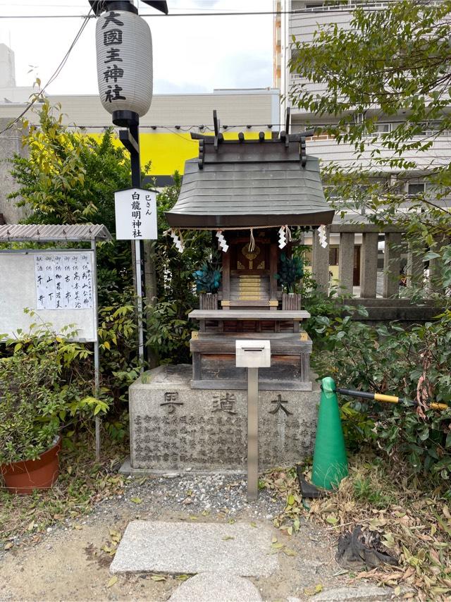 白龍明神社(大黒主神社　摂社)の参拝記録2