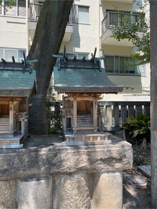 市杵島姫神社(難波八阪神社摂社)の参拝記録(⛩️🐉🐢まめ🐢🐉⛩️さん)