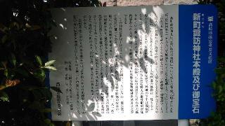 あら町諏訪神社の参拝記録(りょうまさん)