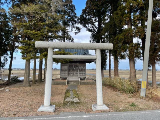 新潟県阿賀野市境新田215 神明神社の写真1