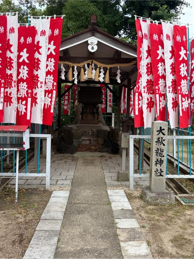 大秋龍神社（大秋八幡社）の参拝記録1