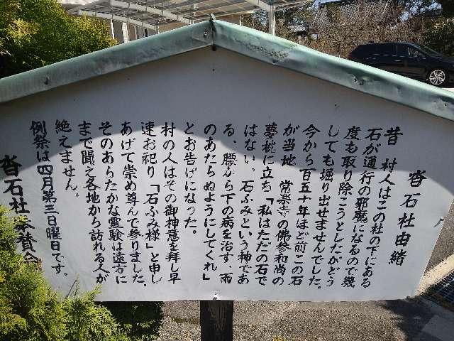 沓石神社の参拝記録1