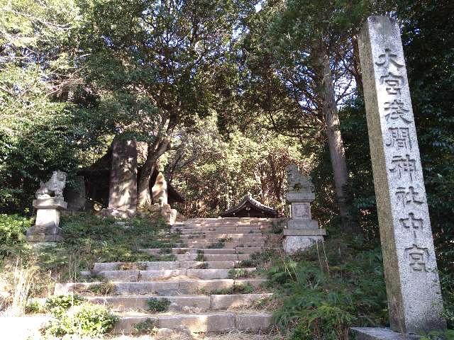 尾張富士大宮浅間神社中宮の参拝記録1