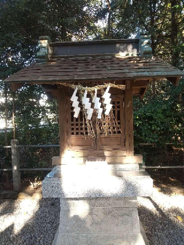 埼玉県越谷市越ヶ谷１７００ 稲荷神社(久伊豆神社境内社)の写真2