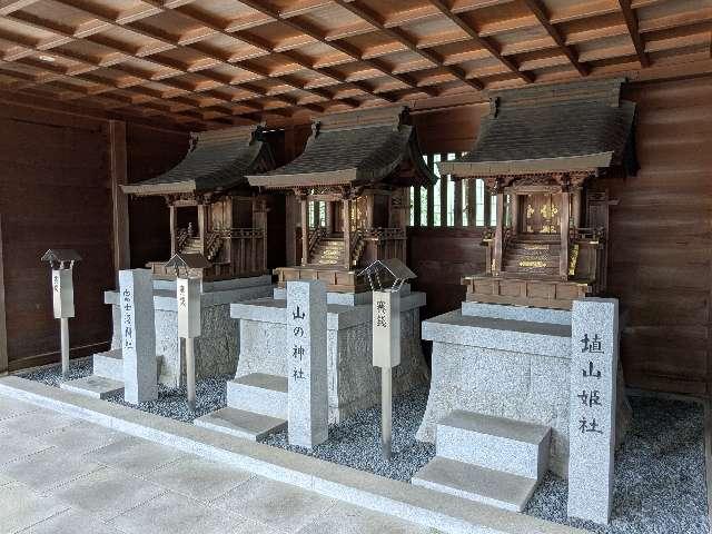 富士浅間社、山の神社、埴山姫社（伊勝八幡宮）の参拝記録1
