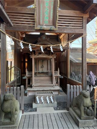 柿本人麻呂神社(川越氷川神社境内)の参拝記録(せきちゃんさん)
