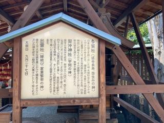 契沖神社(櫻井神社)の参拝記録(恭子さん)