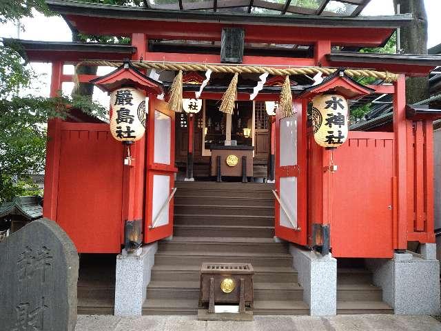 厳島神社、水神社(馬橋稲荷神社)の参拝記録2