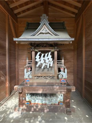 二の丸稲荷社(忍諏訪神社境内社)の参拝記録(色部優兎さん)