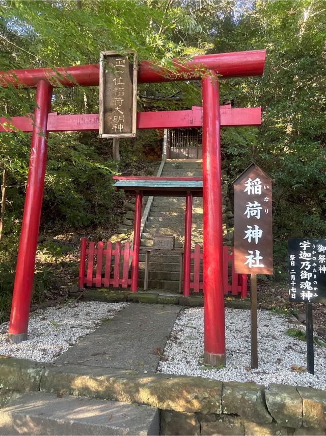 稲荷神社(事任八幡宮境内社)の参拝記録1