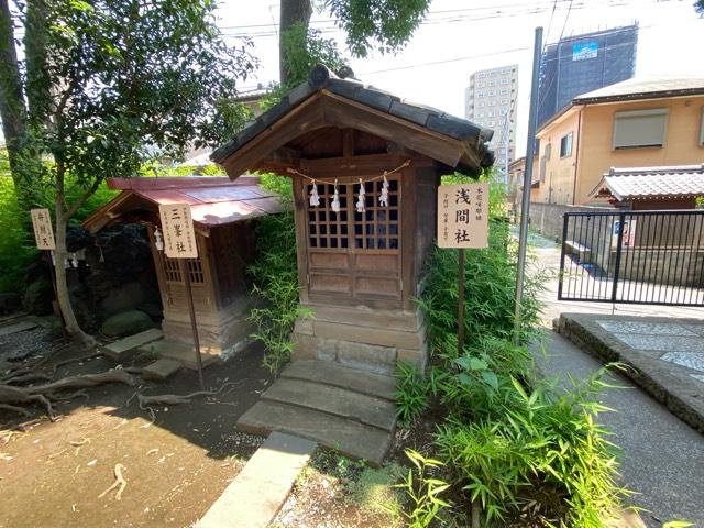 浅間社(鳩ケ谷氷川神社境内社)の参拝記録1