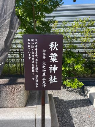 秋葉神社(栗橋八坂神社境内社)の参拝記録(⛩️🐍🐢まめ🐢🐍⛩️さん)