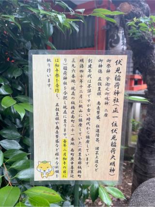 伏見稲荷大明神(熊野町熊野神社境内社)の参拝記録(⛩️🐍🐢まめ🐢🐍⛩️さん)
