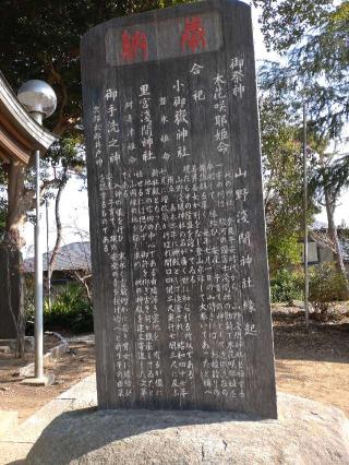 小御嶽神社（山野浅間神社）の参拝記録(りゅうじさん)