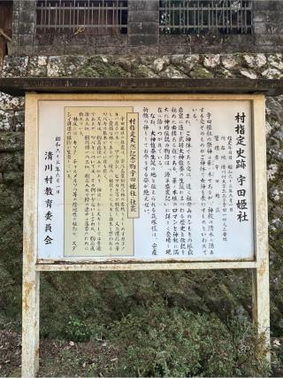宇田姫神社の参拝記録(B4-61さん)