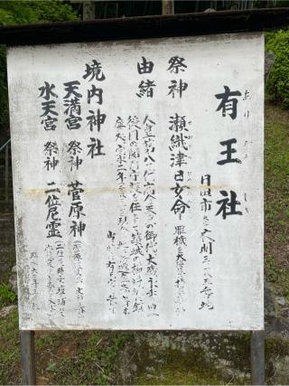 有王社の参拝記録(nnchannさん)