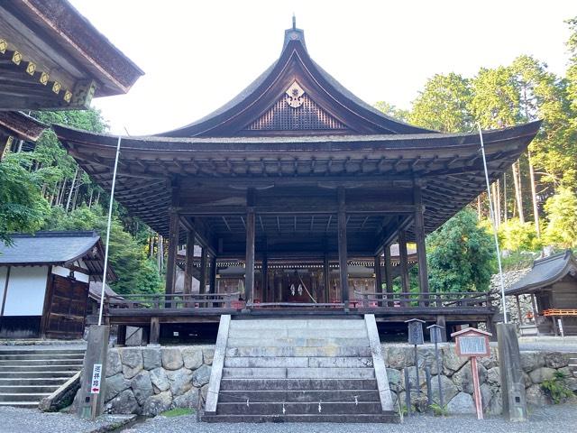 日吉大社　東本宮拝殿の参拝記録(忍さん)